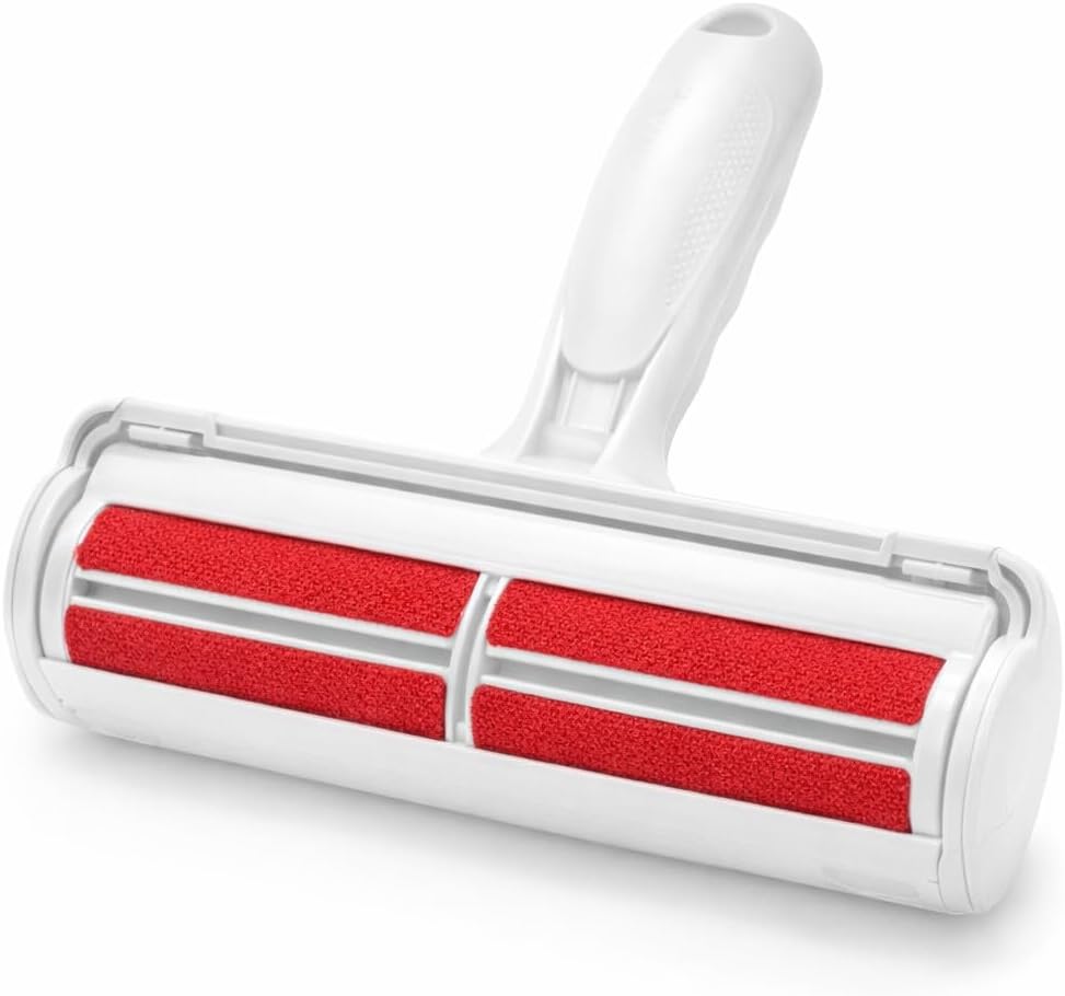Reusable Pet Hair Remover Roller – Self Cleaning Dog & Cat Fur Remover for Couch, Carpet & Clothing